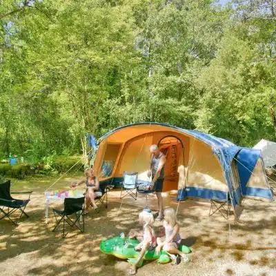 Camping Dordogne : Parcelas